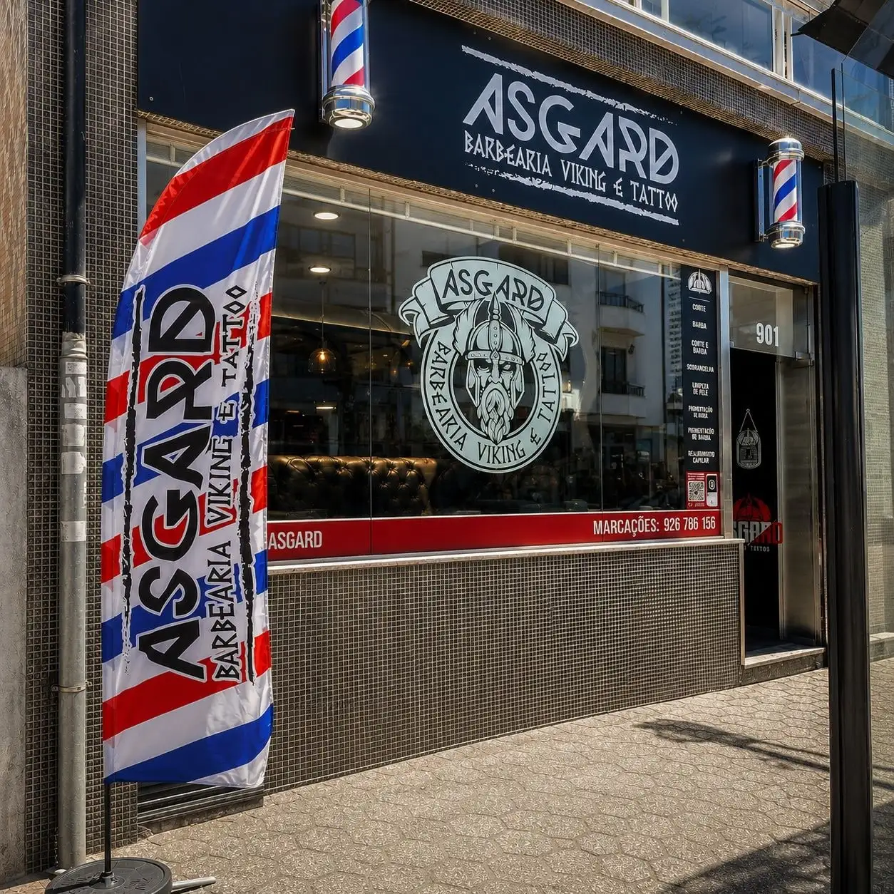 Fachada da Asgard Canidelo