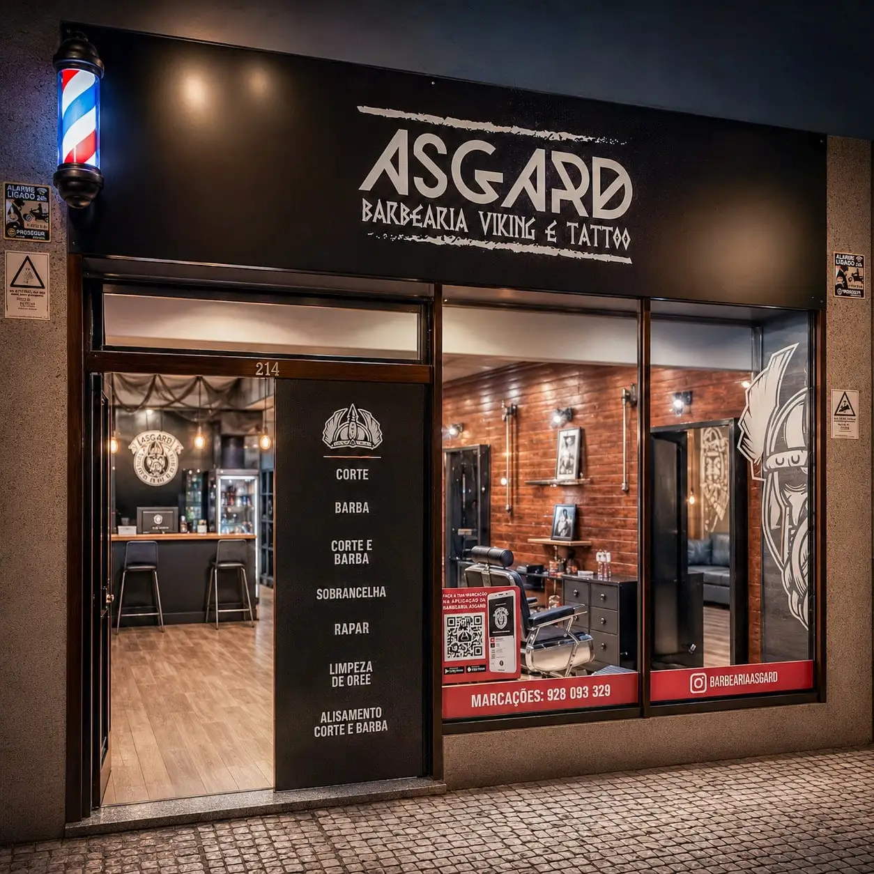 Fachada da Asgard Porto